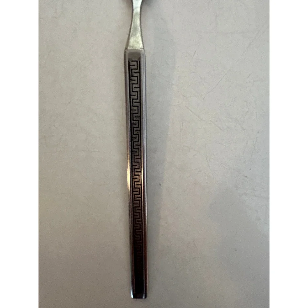 Vintage MCM Noritake Stainless EROS Flatware, 1‎ Iced Teaspoon, Eros, Japan NTK